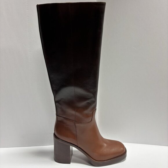 Vince Camuto Women’s Gibi, Chocolate Fade Knee High Boots, Size 8M, Wide Calf - Picture 1 of 9